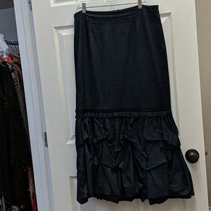 Denim Mermaid Skirt Size 1X *EUC*